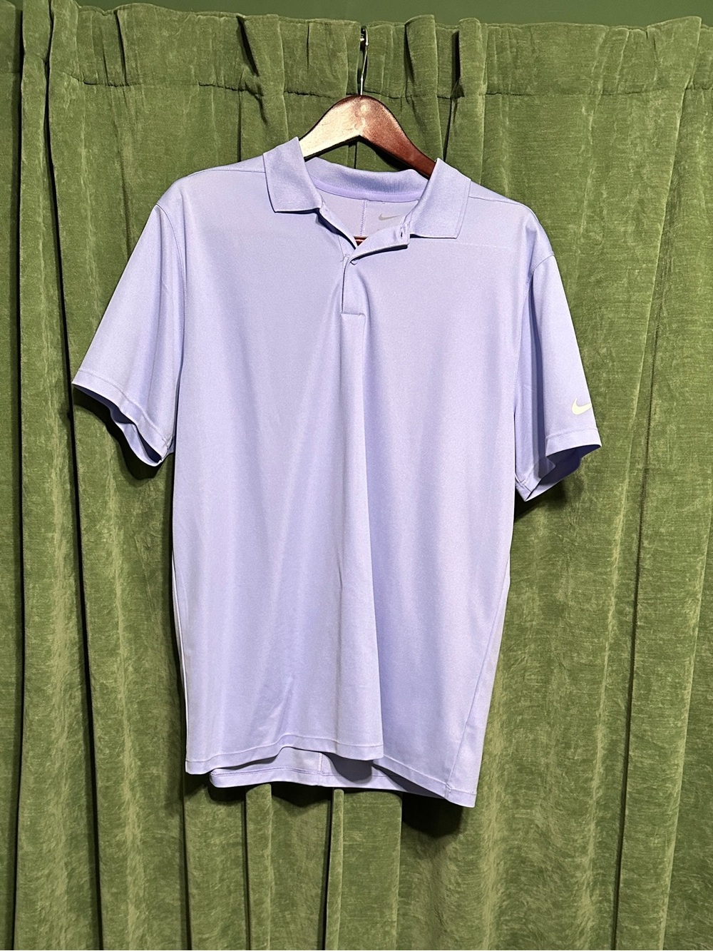 Nike Dri-Fit Men’s Light Purple Polo Shirt - Breathable Performance - Large